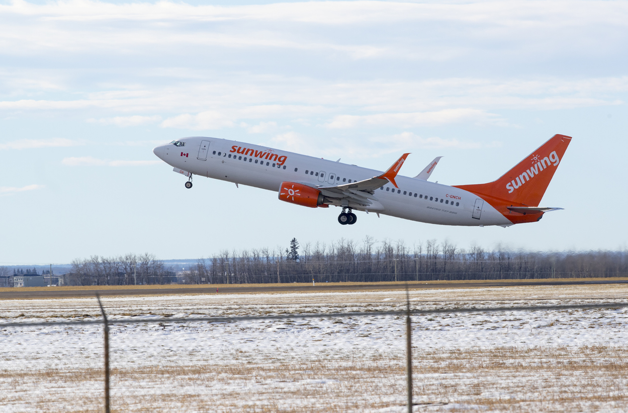 Sunwing Airlines Stock Photo